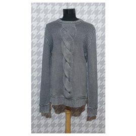 Jersey largo de lino gris D&G