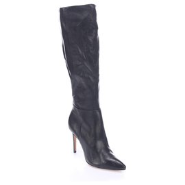 Schutz Lederstiefel schwarz