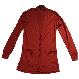 Marc by Marc Jacobs Wickeljacke aus Seide Kaschmir und Baumwolle Rost