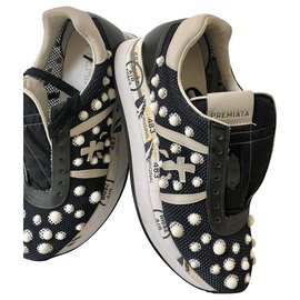 Autre Marque Sneakers Prematia Blu Navy in Tessuto