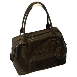 Sac à main Longchamp Legend en cuir verni noir