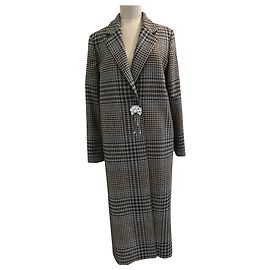 Autre Marque Cappotto lungo in lana Coliac Tartan