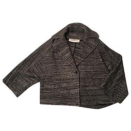 Abrigo oversize Valentino de lana gris