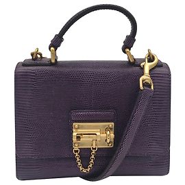 Borsa Monica di Dolce & Gabbana in pelle viola