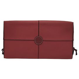 Borsa a cuscino Loewe in pelle melograno