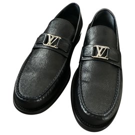 Louis Vuitton Scarpe stringate in pelle nera