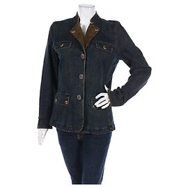Blazer de mezclilla Ralph Lauren Azul Algodón