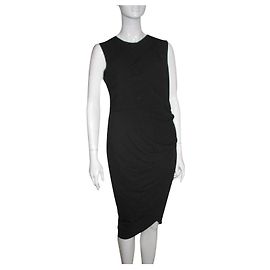 Dkny Vestido longo preto, NOVO