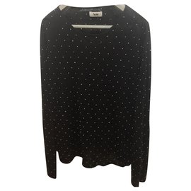 Akne besetzter Leinenstrickpullover Precious, Größe M - Acne