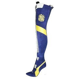 Stivali in pelle blu Puma x Rihanna 36