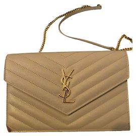 Saint Laurent Sobre de cadena billetera