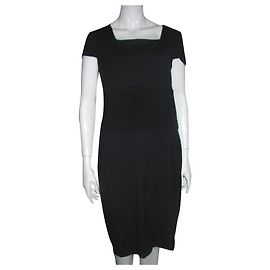 Escada Kleid Dunkelblau Viskose