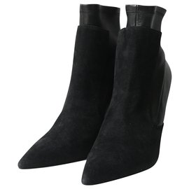 Stivaletti Givenchy in pelle e camoscio nero Taglia 41