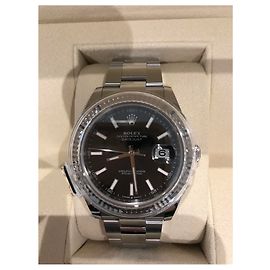 Rolex Datejust 41 Acciaio Quadrante Nero Bracciale Oyster