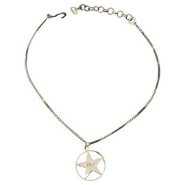 Collana Dior argentata in acciaio