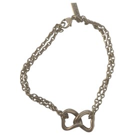 Bracelet à chaîne argenté Yves Saint Laurent