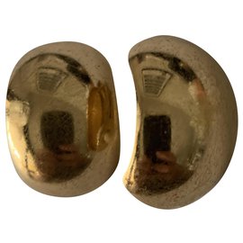 Pendientes Dior dorados de acero