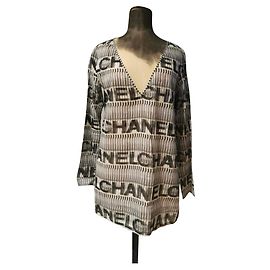 Tunica Chanel in cotone grigio