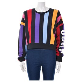 Juicy by Juicy Couture Multi Color Striped Cotton Sweater XL