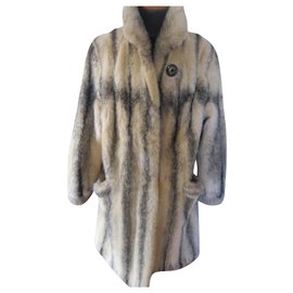 inconnue Kohinoor Nerzmantel beige grösse 42