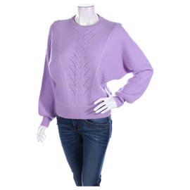Gestuz Pullover Lila Wolle und Mohair
