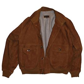 Autre Marque Giacca Mauro Ravizza in pelle di agnello Caramello