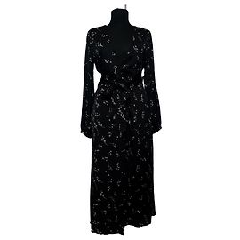Autre Marque Ivy & Oak Hug Me Kleid Schwarz Viskose