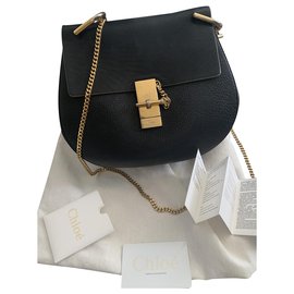 Borsa a mano Chloé in pelle nera
