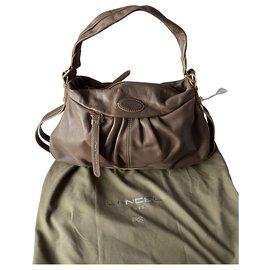 Borsa a mano Lancel Angelina in pelle marrone