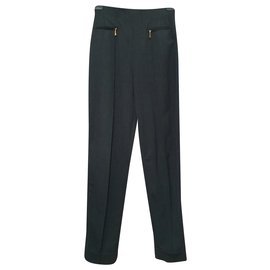 Pantalones Escada grises de lana