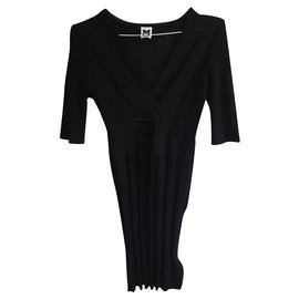 Vestido negro con estampado M Missoni