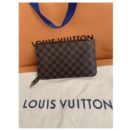 Louis Vuitton Handschuhe Braun Kunstleder