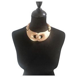 Collana a catena Christian Dior placcata oro