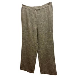 Pantalón de mezcla de lana y seda - Escada