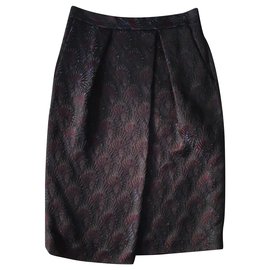 Falda Dries Van Noten Multicolor Algodón Viscosa