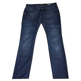 Autre Marque REPLAY Vaqueros skinny de corte recto azul marino algodón
