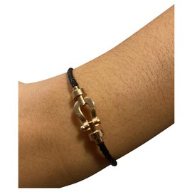 Fred Bracciale Force 10 Acciaio e Oro Rosa Nero e Rosa