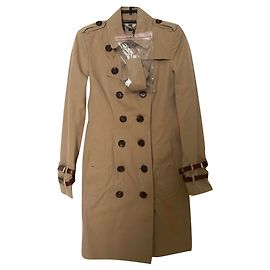 Gabardina Burberry Prorsum Khaki de Algodón