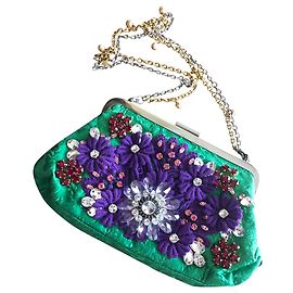 Pochette Dolce & Gabbana à paillettes et cristaux