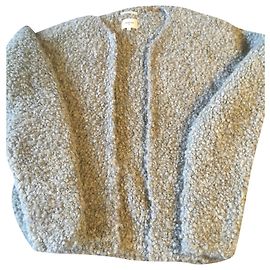 Bellerose Cardigã de lã verde oliva