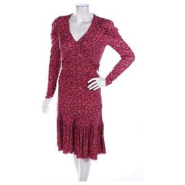 Diane Von Furstenberg Kleid Multicolour Nylon M