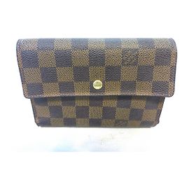 Louis Vuitton TREASURE TRIFOLD DAMIER EBANO