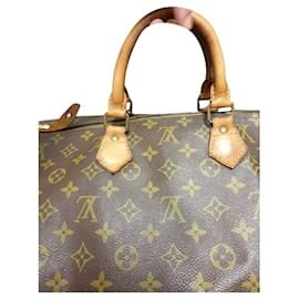 Louis Vuitton Speedy 40 Handtasche Braun Canvas und Leder