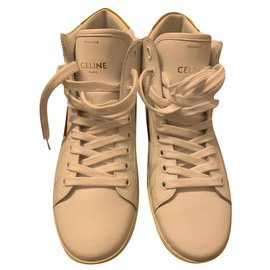 Sneaker Céline Triomphe in pelle bianca taglia 37