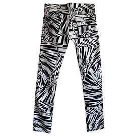 Jeans stampati in bianco e nero Opal Versace For H&M