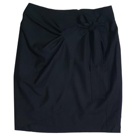 Falda de lana negra Isabel Marant Etoile