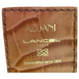 Borsa a mano Lancel Adjani in pelle gialla
