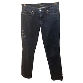 7 For All Mankind Tobillera Roxanne con adorno cuadrado