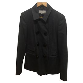 Jigsaw Cappotto corto con petto foderato a puzzle