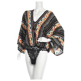 Camicetta Body Free People in Viscosa Multicolore L